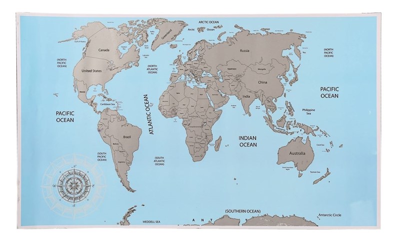 as deur Eerlijkheid Scratch map World als relatiegeschenken (111672959764)